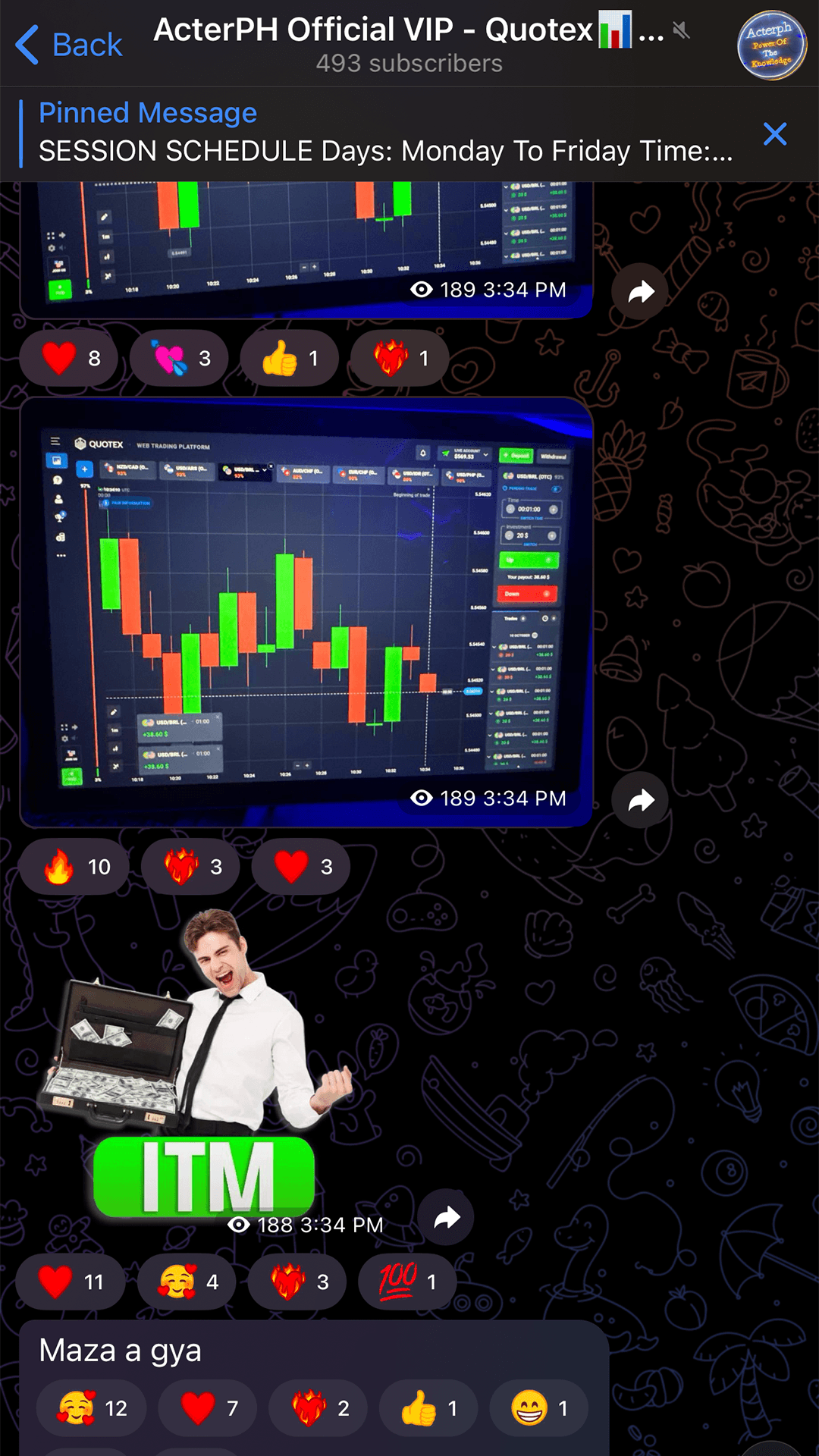 Telegram Live Trade